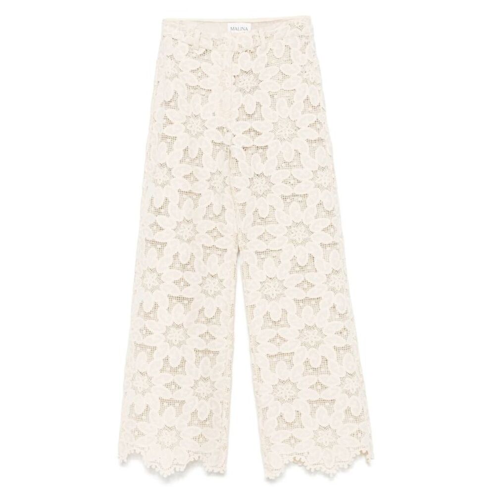 Malina Neutrals Trousers - Straight Trousers Women